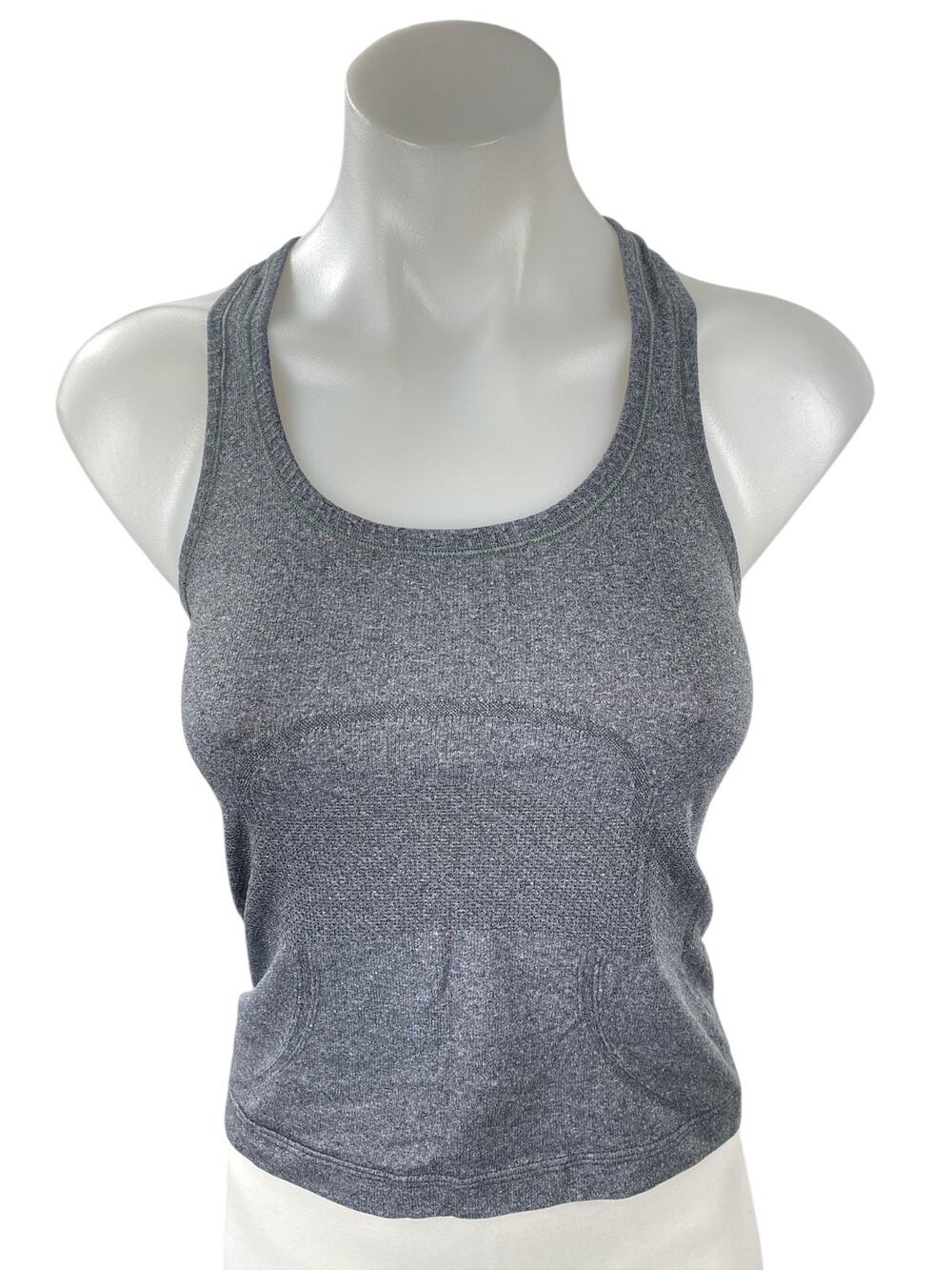 Lululemon Swiftly Tech Gray Racerback Yoga Gym Activewear Athletic Tank Top Sz 4